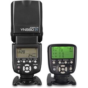 YONGNUO YN560 IV Wireless Flash Speedlite + YN560-TX II N LCD Flash Trigger Remote Controller for Nikon