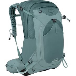 Osprey Mira 22L Women's Hiking Backpack with Hydraulics Reservoir, Succulent Green