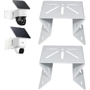 VVHOOY Stainless Steel Corner Camera Mount for PTZ Camera, to Achieve a Wider View Range 270°,Exterior Wall Corner Bracket Compatible with eufy Security SoloCam S340,Wyze Cam Pan v3(2Pack)