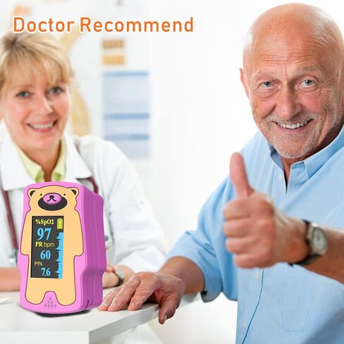 Finger Pulse Oximeter for Children,O2 Monitor Finger for Oxygen, Portable Blood Oxygen Saturation Monitor for Heart Rate and SpO2 Level, Blue(not for Newborn/Infant) in Saudi Arabia