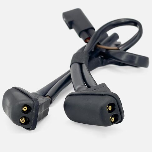 Click&Fit قطعتان من فوهات غسالة الزجاج الأمامي المتوافقة مع Ford Focus MK3 2012 2013 2014 2015 2016 2017 - استبدال CP9Z17603B F1EZ-17603-A، ملحقات مجموعة رذاذ غسالة الممسحة in Saudi Arabia