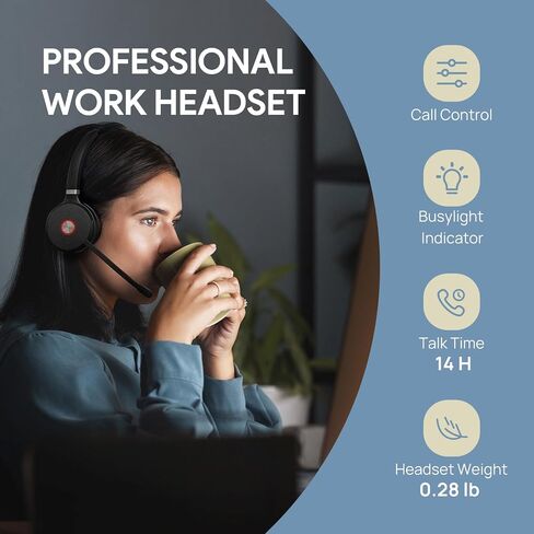 Yealink WH62 DECT Wireless Headset with DECT Base,525 Feet Range Teams/UC Zoom Certified Work Single ear Headset for Desk Phone and PC,Telephone Headset with Noise cancelling Mic,Ringer,13 H Talk Time in Saudi Arabia