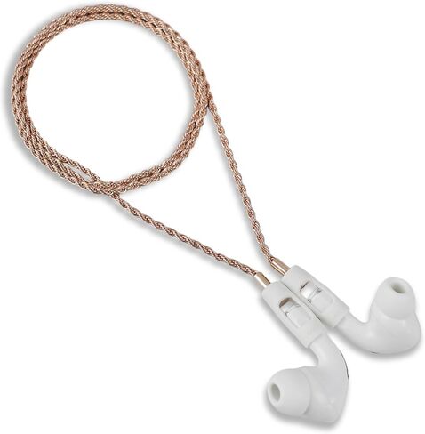 Tapper Hematite Black Plated Rope Chain for AirPods & AirPods Pro in Saudi Arabia