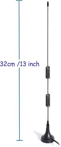 Bingfu Dual Band VHF UHF 136-174MHz 400-470MHz Ham Radio Magnetic Base Antenna Handheld Two Way Radio SMA Female Antenna for Kenwood Wouxun BaoFeng BF-F8HP UV-5R UV-82 BF-888S Ham Radio Walkie Talkie in Saudi Arabia