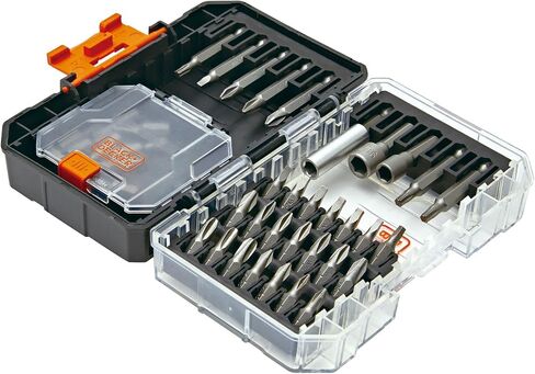 BLACK+DECKER BLACK + DECKER Screwdriver Bit Set, 40-Piece (BDAST40SETFF) in Saudi Arabia