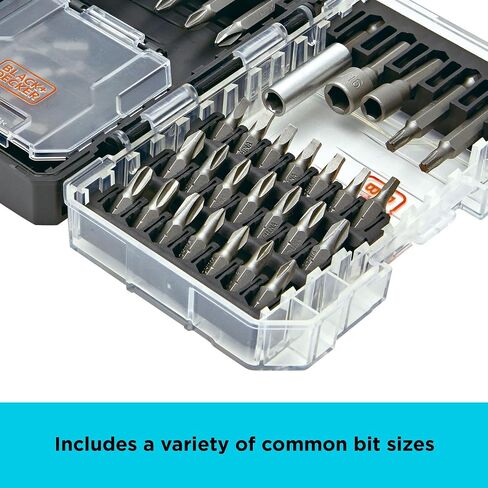 BLACK+DECKER BLACK + DECKER Screwdriver Bit Set, 40-Piece (BDAST40SETFF) in Saudi Arabia