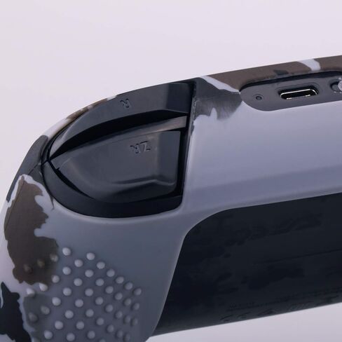 YoRHa غطاء جلدي مرصع بالسيليكون مطبوع فقط لجهاز Nitendo Official Switch Pro Controller x 1 (رسومات جرافيتي جميلة) مع مقابض إبهام احترافية x 8 in Kuwait