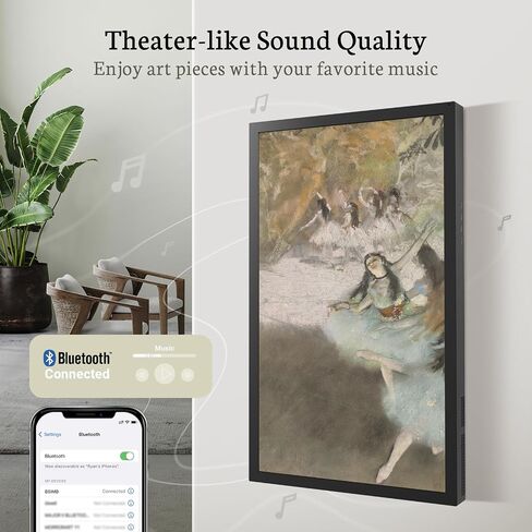 BSIMB 27 Inch Large Digital Picture Frame, 1920x1080 FHD WiFi Photo Frame Electronic 32GB Display, Wall Mount Included, Share Pictures/Videos via App Easy Setup Gifts for Mom(Non-Touch), Dark Wood in Saudi Arabia