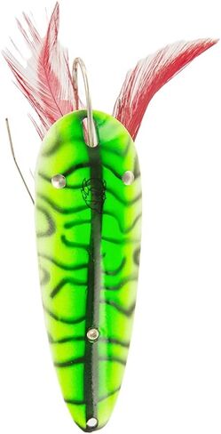 Imp Weedless 15-Red White قطعة من النحاس الخلفي لصيد الأسماك، 2/5 أوقية، ملحقات الصيد في الهواء الطلق in Saudi Arabia