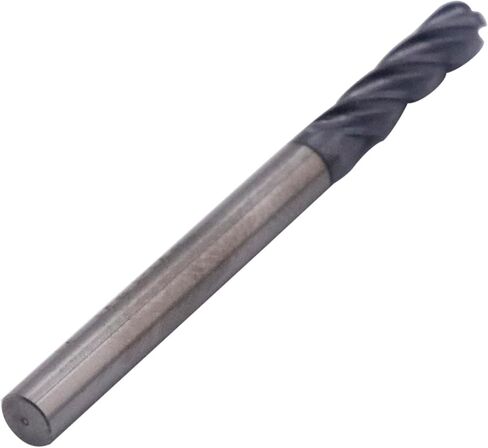 BestParts 5 قطع من مطاحن نهاية الكربيد الصلبة ذات الأداء العالي من BestParts، مطلية بـ AlTiN، 4 فلوت، حلزون 30 درجة، قطر القطع 3/16 بوصة، قطر الساق 3/16 بوصة، طول القطع 5/8 بوصة، الطول الإجمالي 2 بوصة in Saudi Arabia