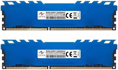 مجموعة DDR3 16 جيجابايت (2 × 8 جيجابايت) 2400 ميجاهرتز (PC3-19200) غير مخزنة غير مخزنة وغير ECC UDIMM 240 Pin جهاز كمبيوتر شخصي وحدة ذاكرة سطح المكتب ترقية ذاكرة الوصول العشوائي in Saudi Arabia