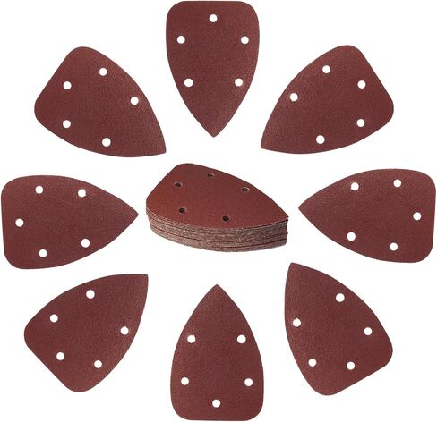25 PCS 240 Wit Mouse Detail Sander Sander ، 5 Hole Detail Sanding Pads for Palm Sander ، Hook and Loop Mouse Santpaper Pads Sander fads for Sanding Folishing in Kuwait