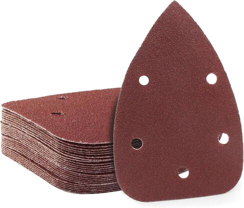 25 PCS 240 Wit Mouse Detail Sander Sander ، 5 Hole Detail Sanding Pads for Palm Sander ، Hook and Loop Mouse Santpaper Pads Sander fads for Sanding Folishing in Kuwait