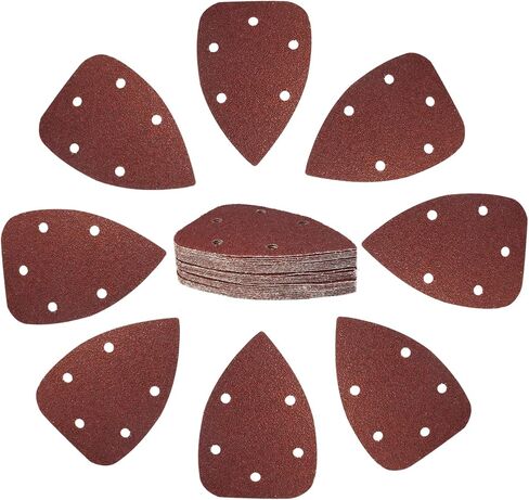 25 PCS 240 Wit Mouse Detail Sander Sander ، 5 Hole Detail Sanding Pads for Palm Sander ، Hook and Loop Mouse Santpaper Pads Sander fads for Sanding Folishing in Kuwait