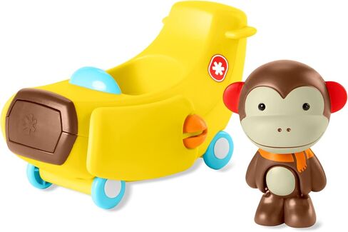 Skip Hop Toddler Cause & Effect Toy for Toddlers 2+, Car Plane Toy with Monkey Figurine, Zoo Crew in Saudi Arabia