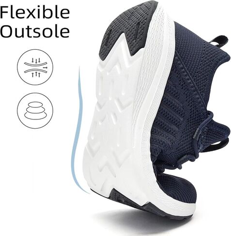 Lamincoa Women Slip on Walking Sneakers Non Slip Running Shoes Lightweight Sport Gym Casual Shoes Workout Tennis Sneakers for Women in Saudi Arabia