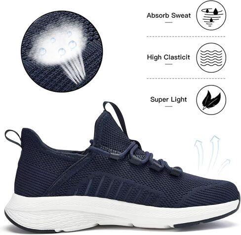 Lamincoa Women Slip on Walking Sneakers Non Slip Running Shoes Lightweight Sport Gym Casual Shoes Workout Tennis Sneakers for Women in Saudi Arabia