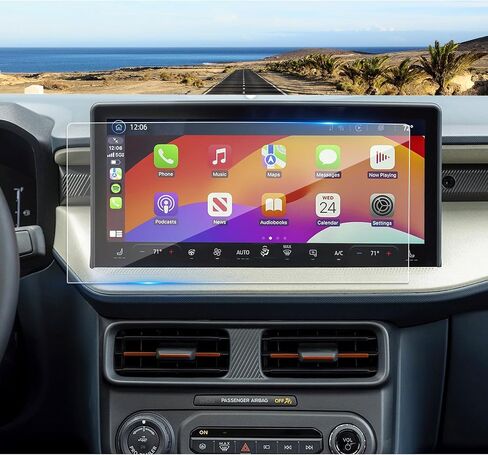 2022 2023 2024 واقي شاشة Maverick لـ Ford Maverick (XL/XLT/Lariat) شاشة لمس SYNC® 3 مقاس 8 بوصات، زجاج مقسى 9H 2024 2023 ملحقات Maverick Hybrid طبقة حماية شفافة عالية الدقة 8 بوصات in Saudi Arabia
