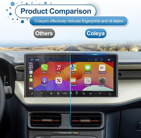 2022 2023 2024 واقي شاشة Maverick لـ Ford Maverick (XL/XLT/Lariat) شاشة لمس SYNC® 3 مقاس 8 بوصات، زجاج مقسى 9H 2024 2023 ملحقات Maverick Hybrid طبقة حماية شفافة عالية الدقة 8 بوصات in Saudi Arabia
