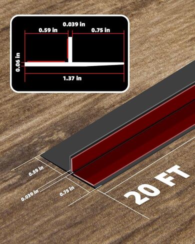 Orghtin T-Shaped Silicone Seal Strip, Clear Door Sealer Weather Stripping Door Seal Strip, 20Ft Door Draft Stopper for Side of Door in Saudi Arabia