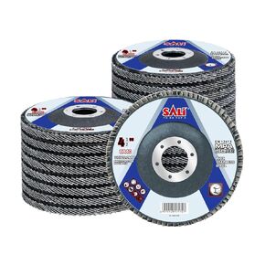 Sali 10 Pack Flap Disc 40 Grit 4.5 "× 7/8 بوصات القرص المائل النوع رقم 29