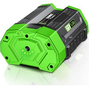 Replacement for EGO 56V 5300Ah Battery, Compatible with All EGO 56Volt Power+ Tools, New Upgraded 5X Longer Runtime, for EGO Battery BA2800 BA1400 BA2800T BA4200 BA1400T