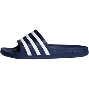 adidas Unisex Flip Flop Slide Sandal, Dark Blue FTWR White Dark Blue, 6 US Men