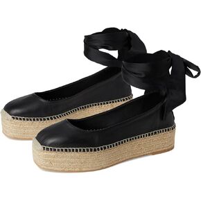 Women's Starboard Wrap Espadrille Trend Shoes, Black, 8