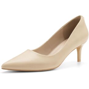 ZURIN Women's Pointed Toe Comfortable Stiletto Heels Closed Toe Dress Pumps Shoes for Wedding Work Office Business