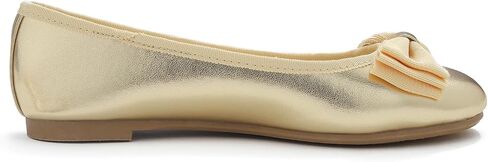 Women's Round Toe Cute Bow Trim Ballet Flats in Saudi Arabia
