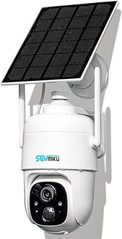 Vicohome 4CQ4G 2K AI Solar Security Camera Wireless Outdoor, Battery Powered Cam, Color Night Vision, Two Way Audio, Motion Detection, Easy to Setup, Audible Flashlight Siren, 180 Days Exchange Policy in Kuwait