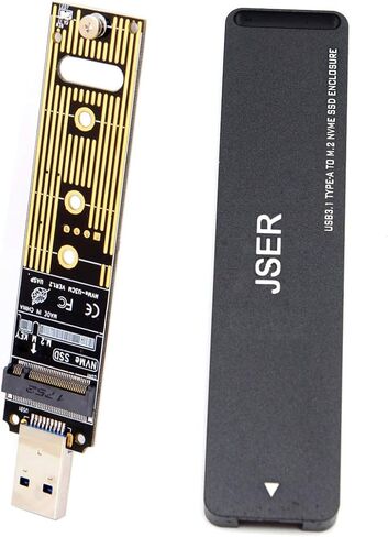 JSER NGFF M-Key NVME AHCI SSD إلى PCI-E 3.0 1x PCIE4.0 x1 محول عمودي متوافق مع XP941 SM951 PM951 960 EVO SSD in Kuwait