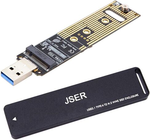 JSER NGFF M-Key NVME AHCI SSD إلى PCI-E 3.0 1x PCIE4.0 x1 محول عمودي متوافق مع XP941 SM951 PM951 960 EVO SSD in Kuwait