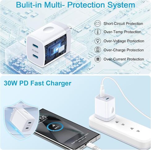 Wireless Charger Fast Charging Pad Stand for Motorola Edge 2024/G Stylus 5g/Razr/G Power 2024,15W Wireless Desk Phone Charger Station for Samsung Galaxy Z Fold 6/Flip 6/S24 Plus/FE/S23/S22/S21/S20/S10 in Saudi Arabia