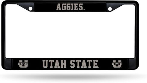 Rico Industries NCAA Arizona Wildcats Black Chrome Frame with Printed Inserts 12" x 6" Car/Truck Auto Accessory in Saudi Arabia