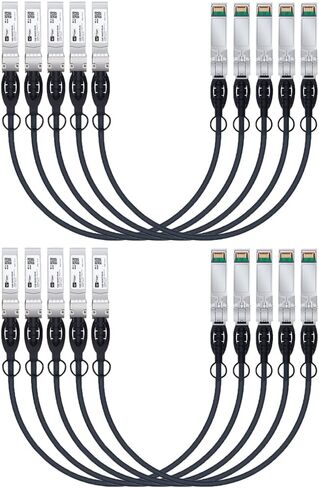 SFP+ Cable, 10G SFP+ DAC, 7M(22.97ft), Passive Direct Attach Copper Twinax Cable for Cisco SFP-H10GB-CU7M, Ubiquiti UniFi UC-DAC-SFP+, TP-Link, Meraki, Mikrotik, Intel, Fortinet, Netgear, Orange in Kuwait