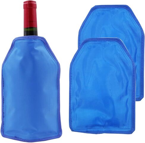 Wine Cooler | Bottle Cooler Fits 750ml and 1.5L Bottle | Wine Chilling Sleeves Ideal For Champagne Wine and Beer(2Pack yellow) in Saudi Arabia