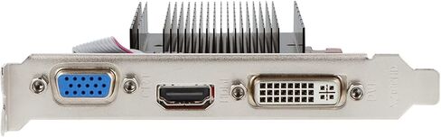 بطاقة رسومات VisionTek GT 730 LP 4GB GDDR بفتحة واحدة، HDMI/DVI/VGA، طاقة منخفضة، دعم متعدد الشاشات، دقة 4K، تبريد سلبي، تصميم مضغوط in Kuwait