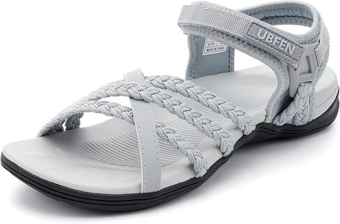 UBFEN Womens Hiking Sandals Sport Walking Adjustable Hook Ankle Straps Comfortable Outdoor Beach Athletic Shoes in Saudi Arabia