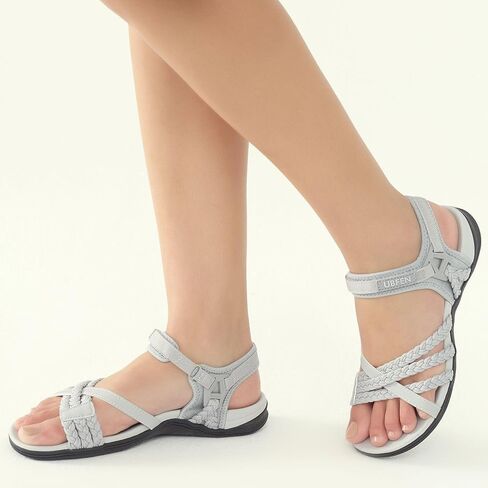 UBFEN Womens Hiking Sandals Sport Walking Adjustable Hook Ankle Straps Comfortable Outdoor Beach Athletic Shoes in Saudi Arabia