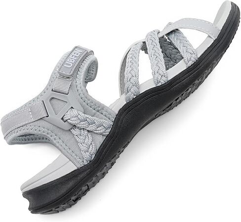 UBFEN Womens Hiking Sandals Sport Walking Adjustable Hook Ankle Straps Comfortable Outdoor Beach Athletic Shoes in Saudi Arabia