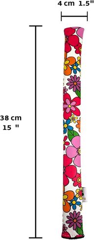 Foretra - Limited Edition Flowers Pattern Putter Headcover Quality PU Leather Magnetic Closure for Mallet Style Putters in Saudi Arabia