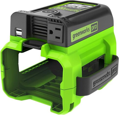 Greenworks Pro 80V (300 Watt) Power Inverter, 120V AC, for Charging Small Electronics, Smart Phones, Tablets, Small Televisions, Tool-Only, IV80A00 in Kuwait