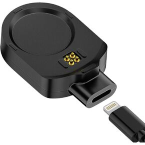 Charger Adapter for Garmin MARQ Gen 2 with iPhone Female Port, Ukiism Magnetic Charging Adapter Compatible with Garmin MARQ Adventurer/MARQ Athlete/MARQ Aviato/MARQ Captain/MARQ Golfer (Gen 2)