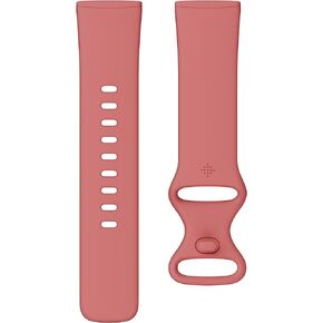 Fitbit Infinity Band, 24mm Attach,Pink Sand,Large *Compatible with Sense 2, Sense, Versa 4 & Versa 3