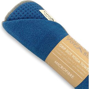 Grip Dot Yoga Mat Towels | Non-Slip | Eco Yoga Towel (Black)