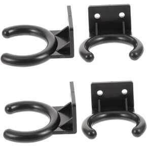 4pcs Microphone Hook Radio Mic Holder Recording Mic Stand Microphone Wall Mount Microphone Storage Rack Wall Mount Mic Clamps Mic Wall Hanger Wireless Mic Swing Coat Hanger Plastic