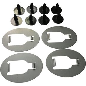 4PCS Side Marker Lights Retainer Clips Clearance Lights Assembly Compatible with 1999-2010 Ford F250 F350 F450 F550 Super Duty F81Z-15A436-AA 8PCS Inner Fender Push Pins