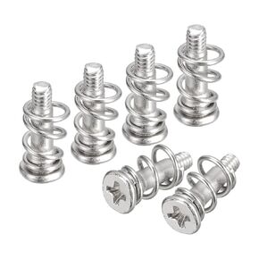 uxcell Spring Screws, 6pcs M2x9mm 6mm Spring OD GPU Graphics Card Back Plate Heatsink Screws Computer Fan Fixed Screws