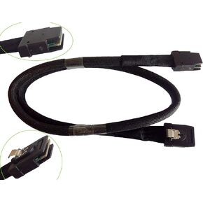 (10 Pack) Internal Mini SAS HD SFF-8087 36 Pin Male to SFF-8087 Mini SAS 36 Pin Cable for Server or Control Card 2.0 Feet / 0.6 Meter
